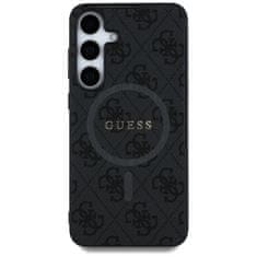 Guess Originální zadní kryt 4G Colored Ring Classic Logo Magsafe pro Samsung Galaxy S25 black