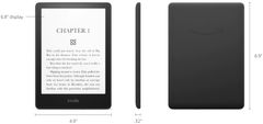 Amazon Amazon Kindle Paperwhite 6,8" 16GB, podsvícená, voděodolná, r. 2022, s reklamou - černá