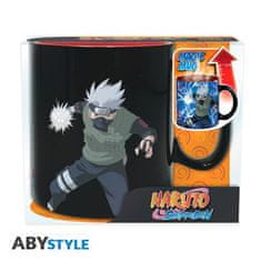 AbyStyle XL Hrnek teplem se měnící Naruto Shippuden Kakashi / Itachi - 460 ml