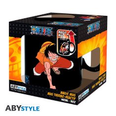 AbyStyle ONE PIECE - Mug Heat Change - 460 ml - Luffy & Ace