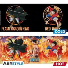 AbyStyle ONE PIECE - Mug Heat Change - 460 ml - Luffy & Sabo