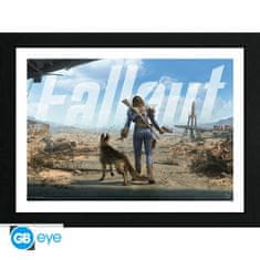 GB eye FALLOUT - Framed print "Sole Female Survivor" (30x40)