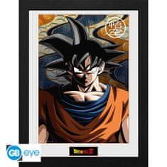 GB eye DRAGON BALL - Framed print DBZ/"Goku" (30x40)