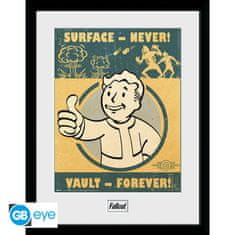 GB eye FALLOUT - Framed print "Vault Forever" (30x40)