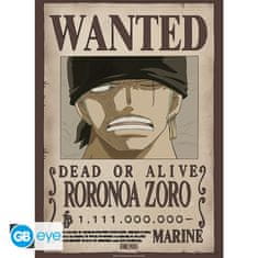 GB eye ONE PIECE - Poster Chibi 52x38 - Wanted Zoro Wano