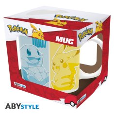 AbyStyle POKEMON - Mug - 320 ml - Pikachu & Kanto Starters