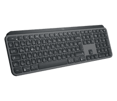 Logitech Logitech bezdrátová podsvícená klávesnice MX Keys (Qwertz DE) - černá