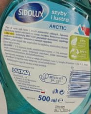 LAKMA Sidolux Arctic čistič oken a zrcadel 500 ml