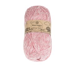 Kartopu Příze MELANGE WOOL - 100g / 170 m - růžová melír