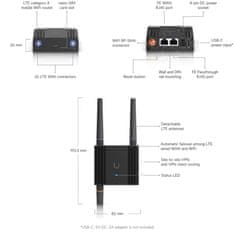 Ubiquiti Mobile Router Ultra - LTE router, Wi-Fi 2,4 GHz