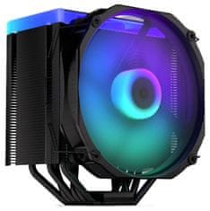 Endorfy chladič CPU Fortis 5 Black ARGB / 140mm fan/ 6 heatpipes / PWM / nanoreset controller / pro Intel i AMD / černý