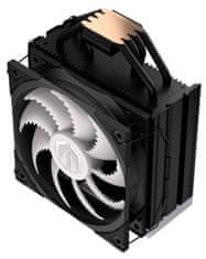 Endorfy chladič CPU Fera 5 Black ARGB / ultratichý/ 120mm ARGB / fan/ 4 heatpipes / PWM / pro Intel i AMD / černý