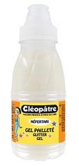 CLEOPATRE Třpytivý gel 250 ml NEON Bílá