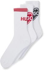 Hugo Boss 3 PACK - dámské ponožky HUGO 50530508-100 (Velikost 39-42)