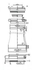 Tange hlavové složení AH 11/8"-1.5" Al cartr.