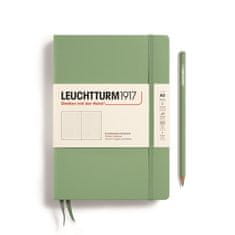 Leuchtturm1917 Zápisník Sage Medium A5 tečkovaný