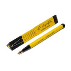 Leuchtturm1917 Drehgriffel Nr. 1 Lemon/Black Bauhaus Edition Ballpoint pen (Royal Blue ink)