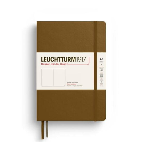 Leuchtturm1917 Zápisník Spice Brown Medium A5 čistý