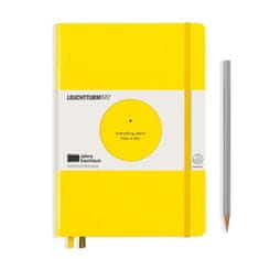 Leuchtturm1917 Zápisník Lemon A5 Medium Bauhaus Edition tečkovaný