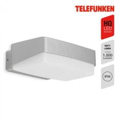 BRILONER BRILONER TELEFUNKEN LED venkovní svítidlo 18,2 cm 14W 1500lm stříbrná TF 312204TF