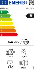 Whirlpool Vestavná myčka nádobí W8I HF58 TU