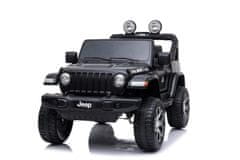 Baby Mix Dětské elektrické autíčko Jeep Wrangler Rubicon černé