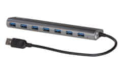 USB 3.0 HUB 7-port + napájecí adaptér