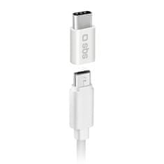 SBS Adaptér SBS Micro USB na USB-C – Bílá KP36399