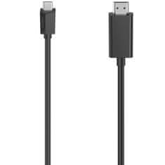 Hama Adaptér Hama USB-C na HDMI kabel (4K) - 1.5 m – Černá KP36395