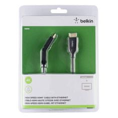 Belkin Dual Swivel HDMI kabel – 2 m - Černá KP36398