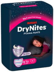 Huggies Dry Nites Large 8-13 let (30-48 kg) Girls 9 ks