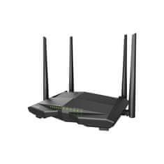 Tenda V12 VDSL2/ADSL WiFi AC Gb Router 1200Mb/s, Profile 35b, 1x DSL, 1x GWAN, 3x GLAN,1x USB,CZ app