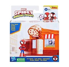 Hasbro Hasbro Spiderman SPIDEY AND HIS AMAZING FRIENDS City Blocks Spidey a pizzerie