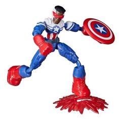 Hasbro Hasbro Avengers Bend and Flex Captain America Falcon