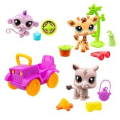 Hasbro Littlest Pet Shop 3 figurky Safari