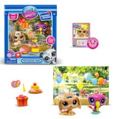 Hasbro Littlest Pet Shop balení 2 figurek Petfluenceři MIX - Garden Party