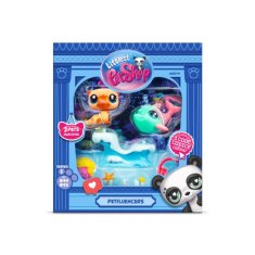 Hasbro Littlest Pet Shop balení 2 figurek Petfluenceři MIX - Shellfie Fun!