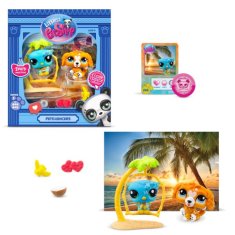 Hasbro Littlest Pet Shop balení 2 figurek Petfluenceři MIX - Sunset cuties