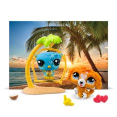 Hasbro Littlest Pet Shop balení 2 figurek Petfluenceři MIX - Sunset cuties