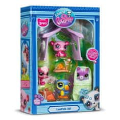 Hasbro Littlest Pet Shop Kempování (3 figurky)