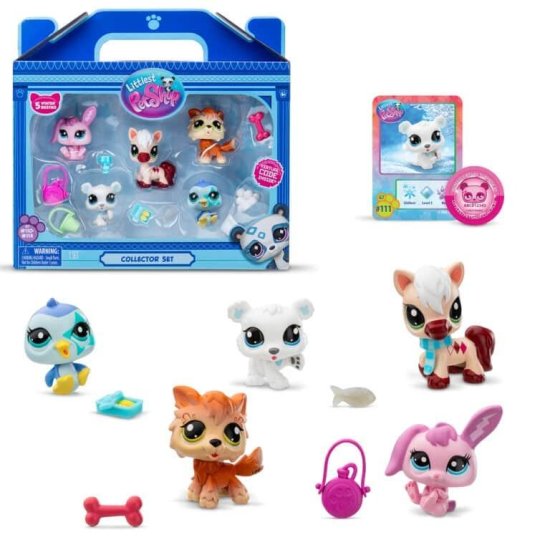 Hasbro Littlest Pet Shop Zimní motiv (5 figurek)