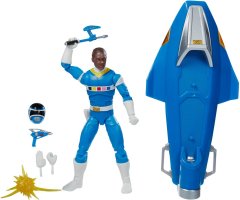 Hasbro Power Rangers: Lightning Collection - In Space Blue Ranger & Galaxy Glider 16 cm