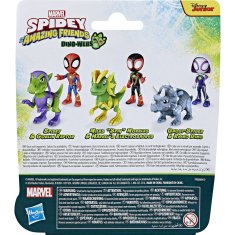 Hasbro Spider-Man Spidey and His Amazing Friends Hrdinové a Dino-zločinci 2 ks - Miles