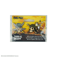 Cinereplicas One Piece Pins 2-Pack Zoro & Usopp