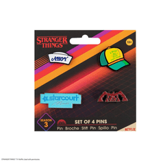 Cinereplicas Stranger Things Pins 4-Pack Season 3