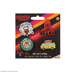 Cinereplicas Stranger Things Pins 4-Pack Season 4