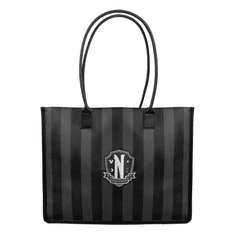 Cinereplicas Wednesday: Nevermore Academy Black Shopping Bag