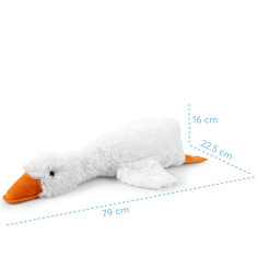 WP Merchandise Plyšák - Goose Hrysha, white, 79 cm