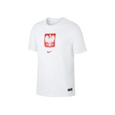 Nike Tričko bílé M JR Polska Crest