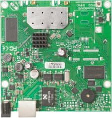 Mikrotik RouterBoard RB911G-5HPnD 600 MHz CPU, 32 MB RAM, 1x LAN, 1x 5 GHz, L3, 2x MMCX